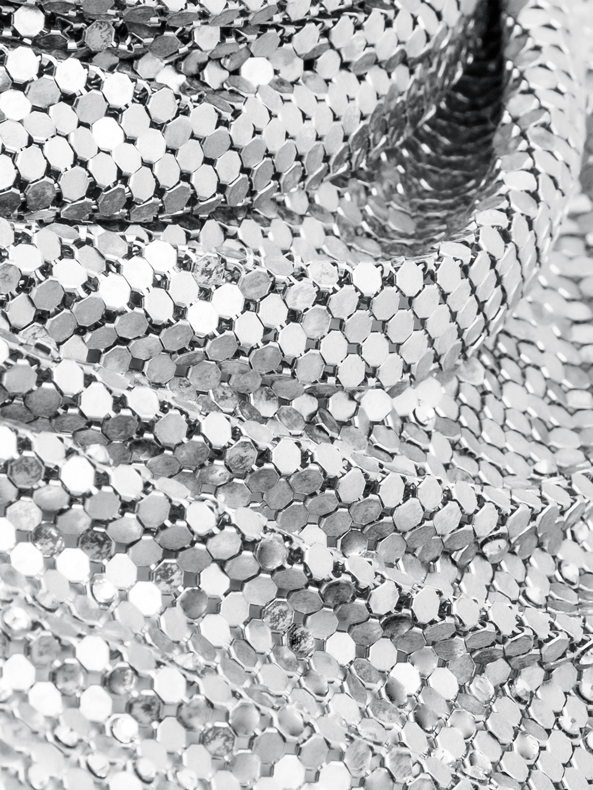 Silver chainmail Scarf