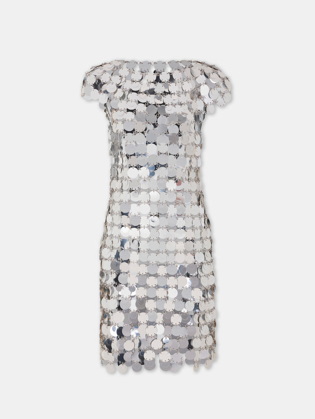 The iconic silver Sparkle disc dress - Image 1