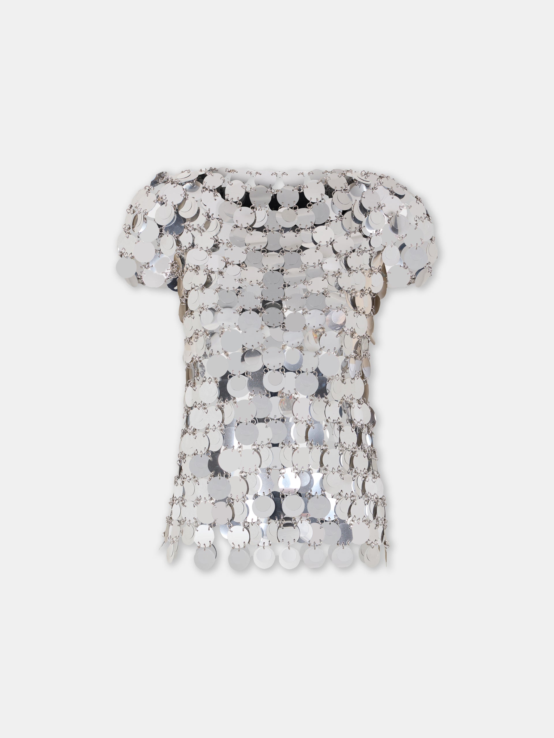 The iconic silver Sparkle disc top position 1