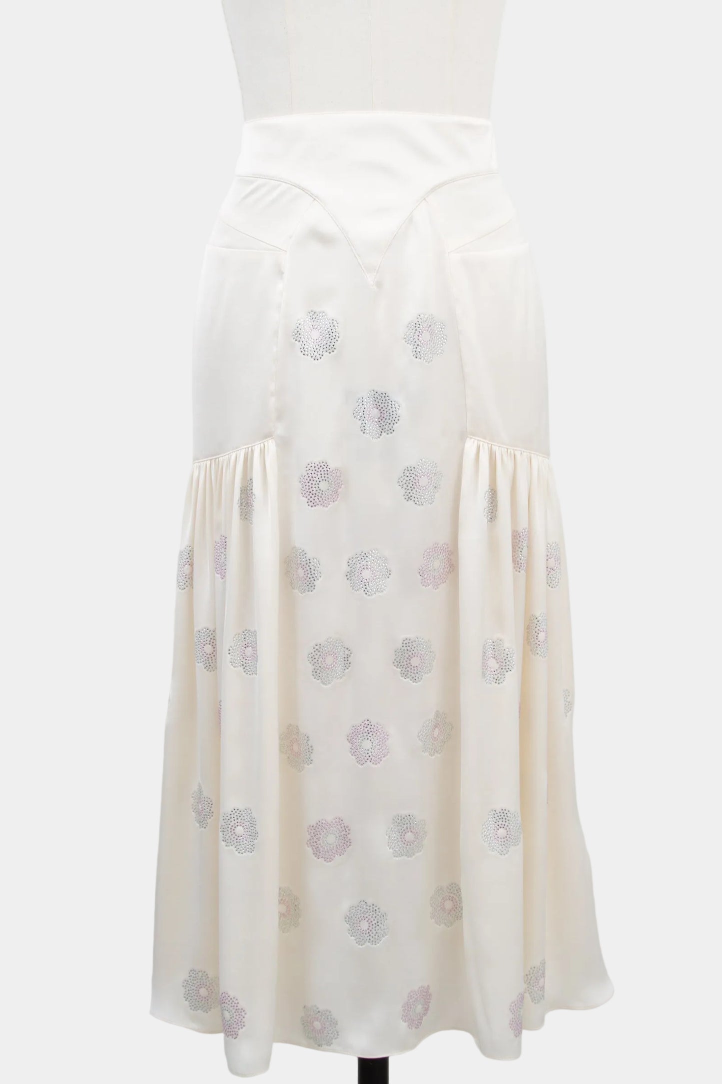 LONG IVORY SKIRT