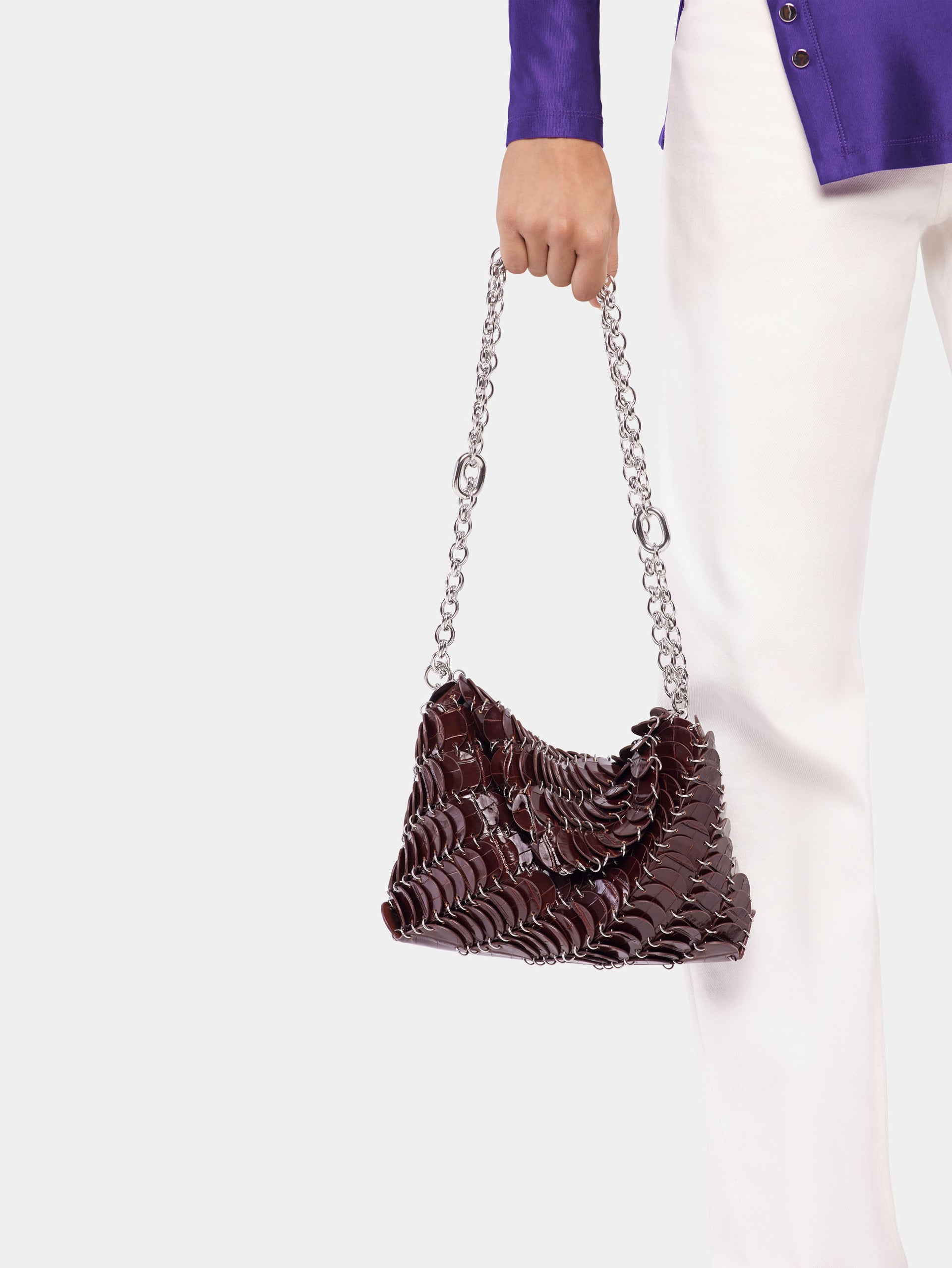 Paco night leather bag brown position 6