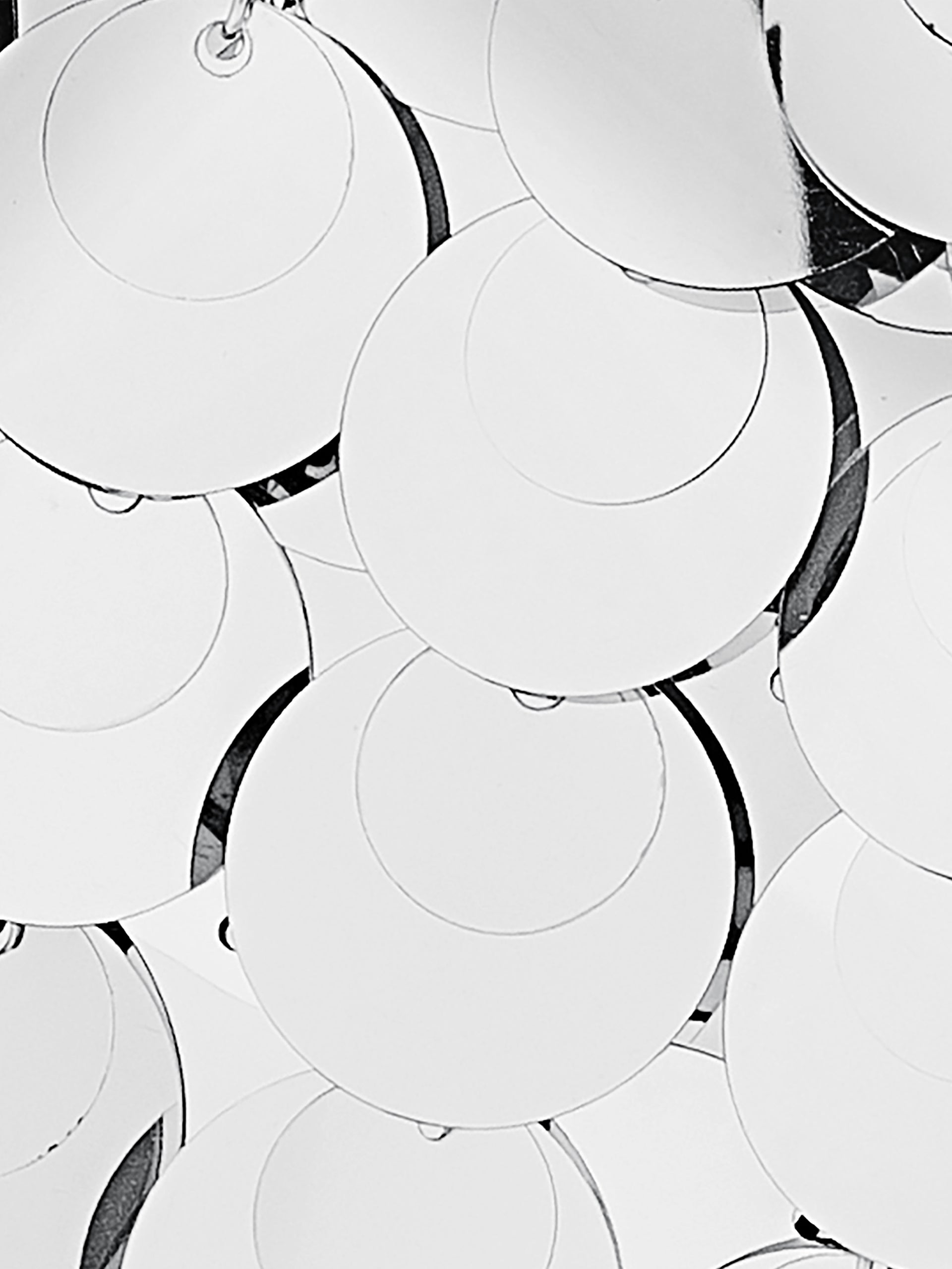 Silver sparkle discs nano bag position 6