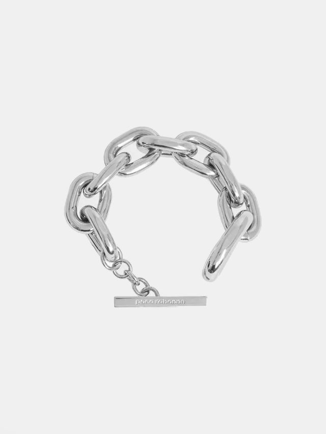 Silver XL link bracelet - Image 1