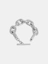 Silver XL link bracelet