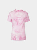PINK TIE AND DYE TEE SHIRT
