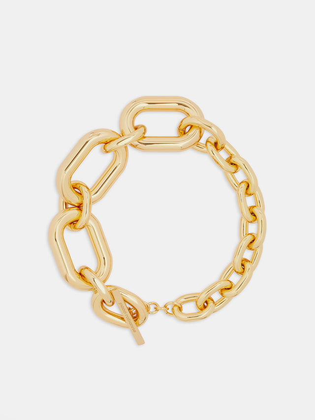 Gold oversized XL link necklace - Image 3