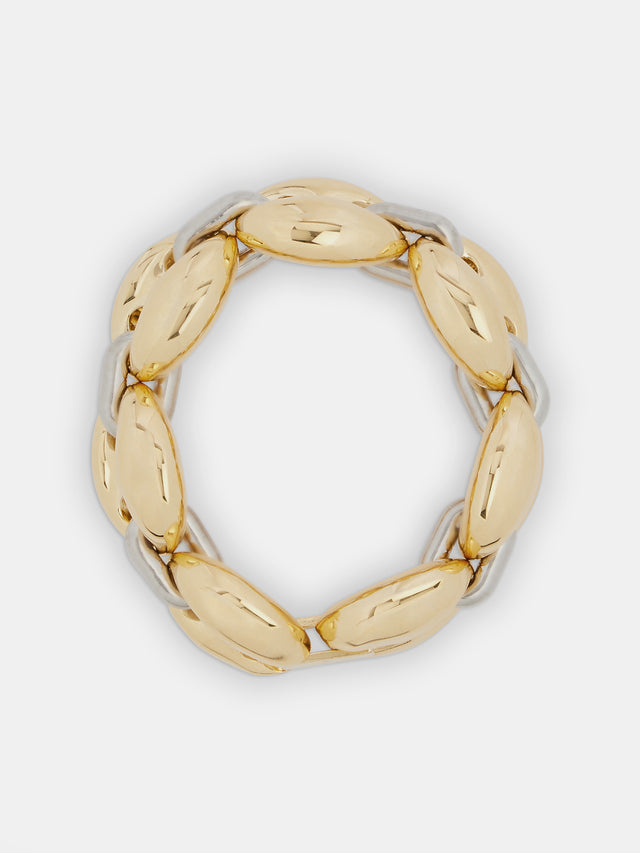 Eight chunky bicolored bracelet - Image 2