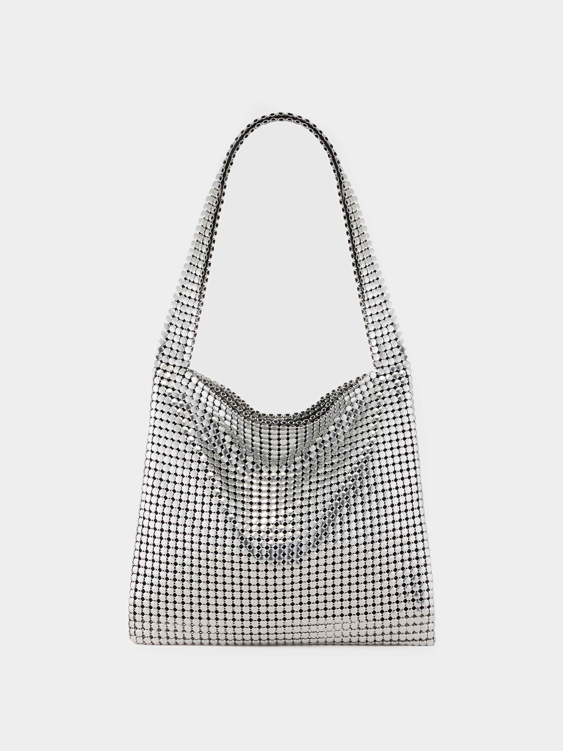 Silver Pixel Bag | Rabanne