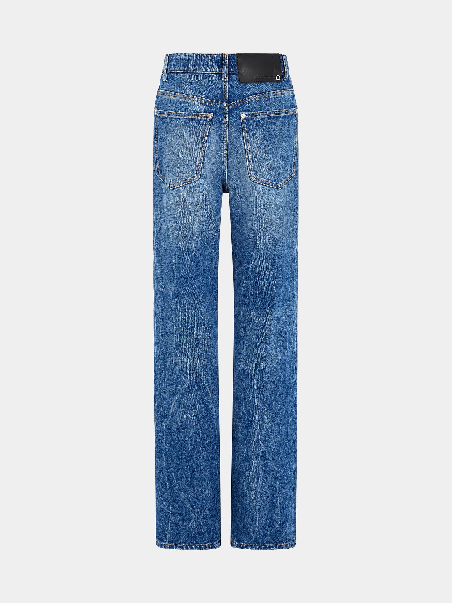 Signature jeans with 1969 metal discs