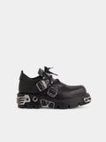 RABANNE x NEW ROCK BLACK SHOES