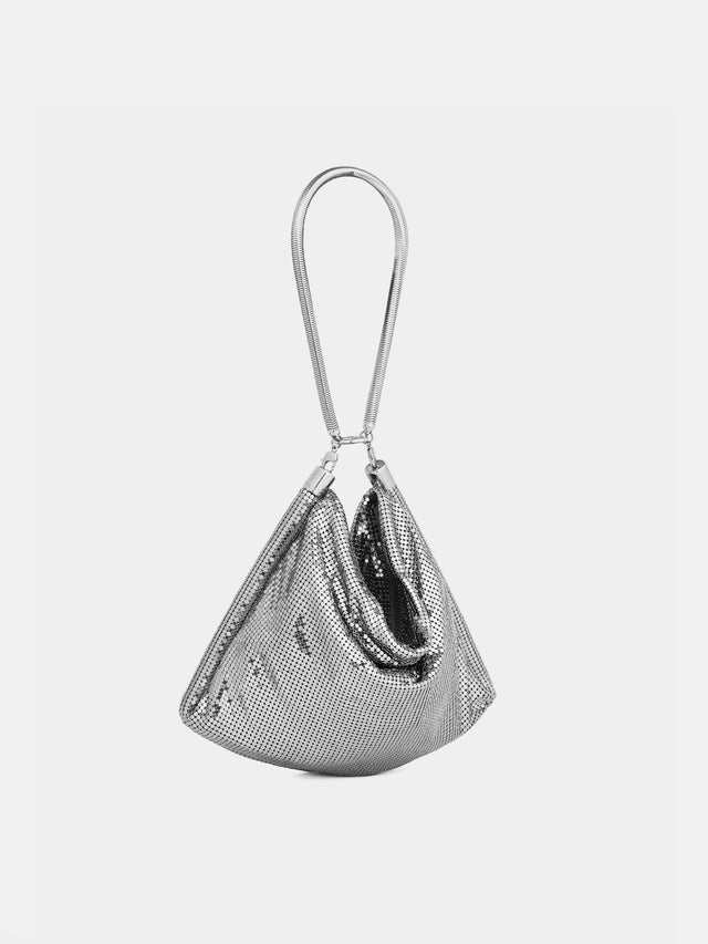 Silver chainmail pocket bag - Image 2