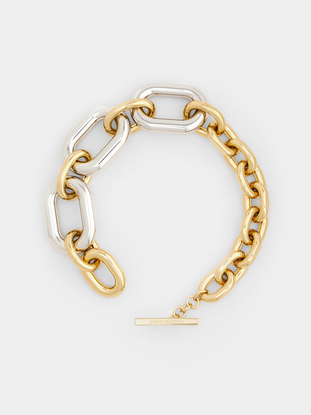 Gold and silver oversized XL link necklace - Image 1