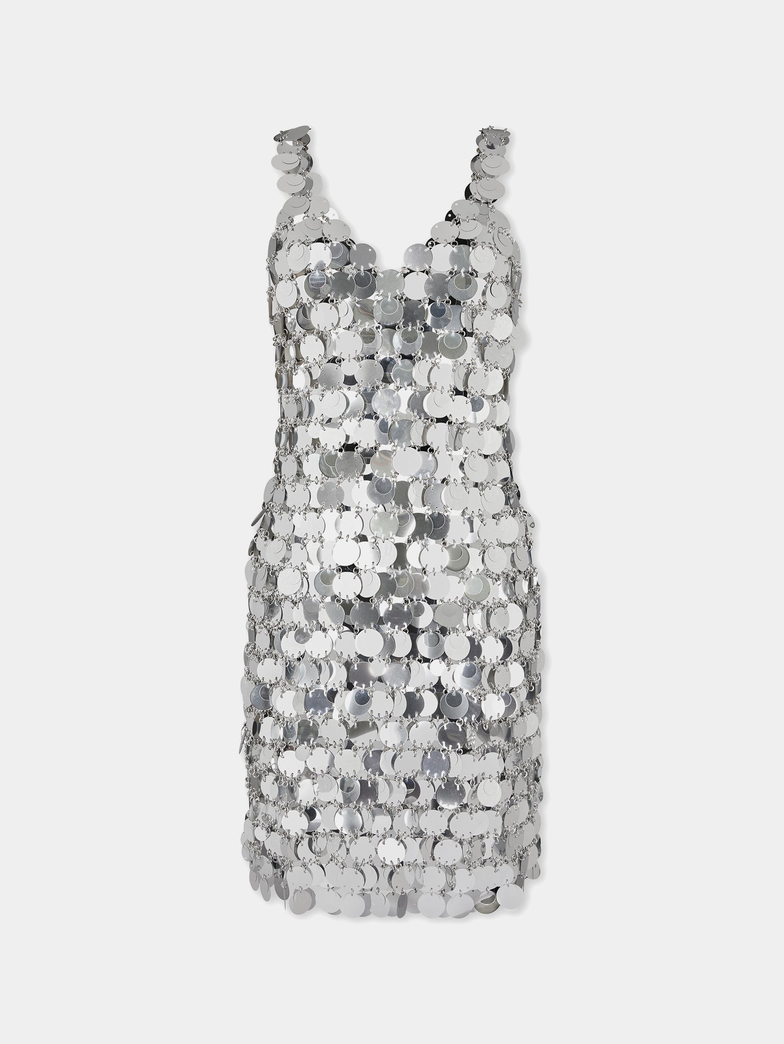 Robe en pastilles sparkle argentées - Image 1