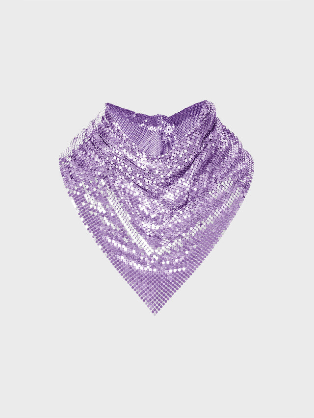 Purple chainmail Scarf - Image 1