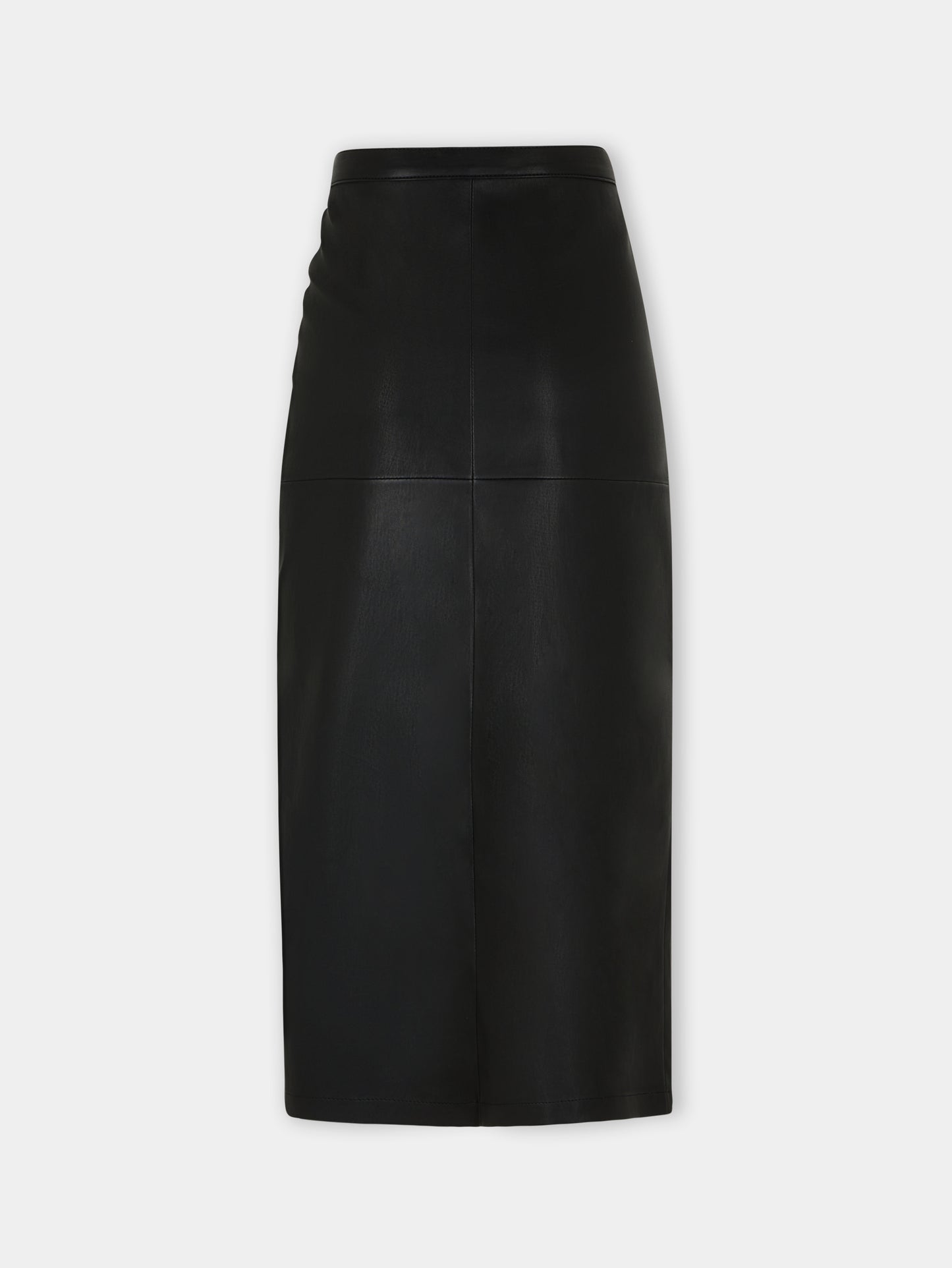 Midi skirt in lambskin position 2