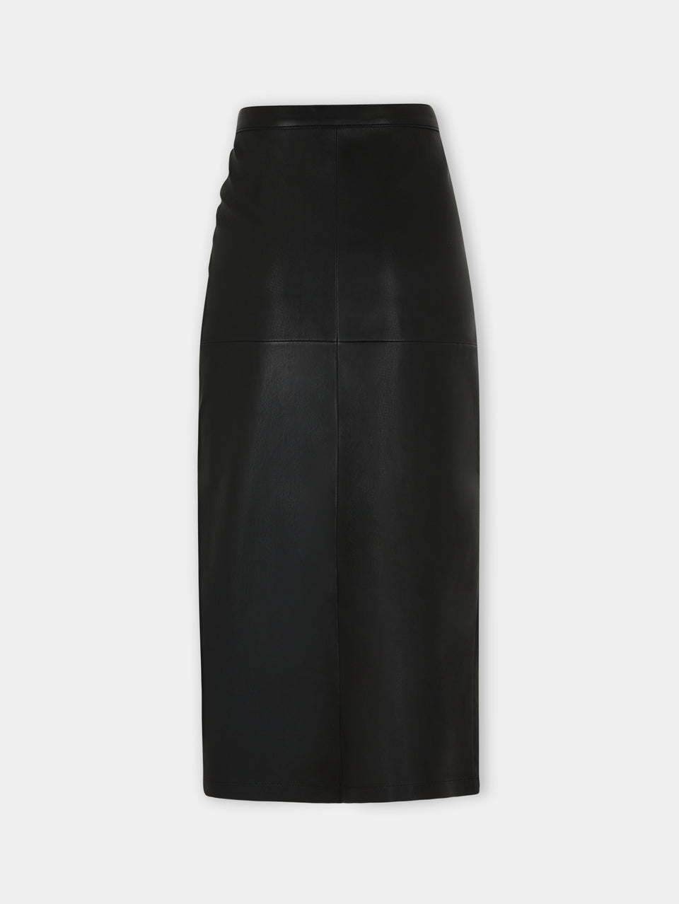 Midi skirt in lambskin position 2 - Image 2