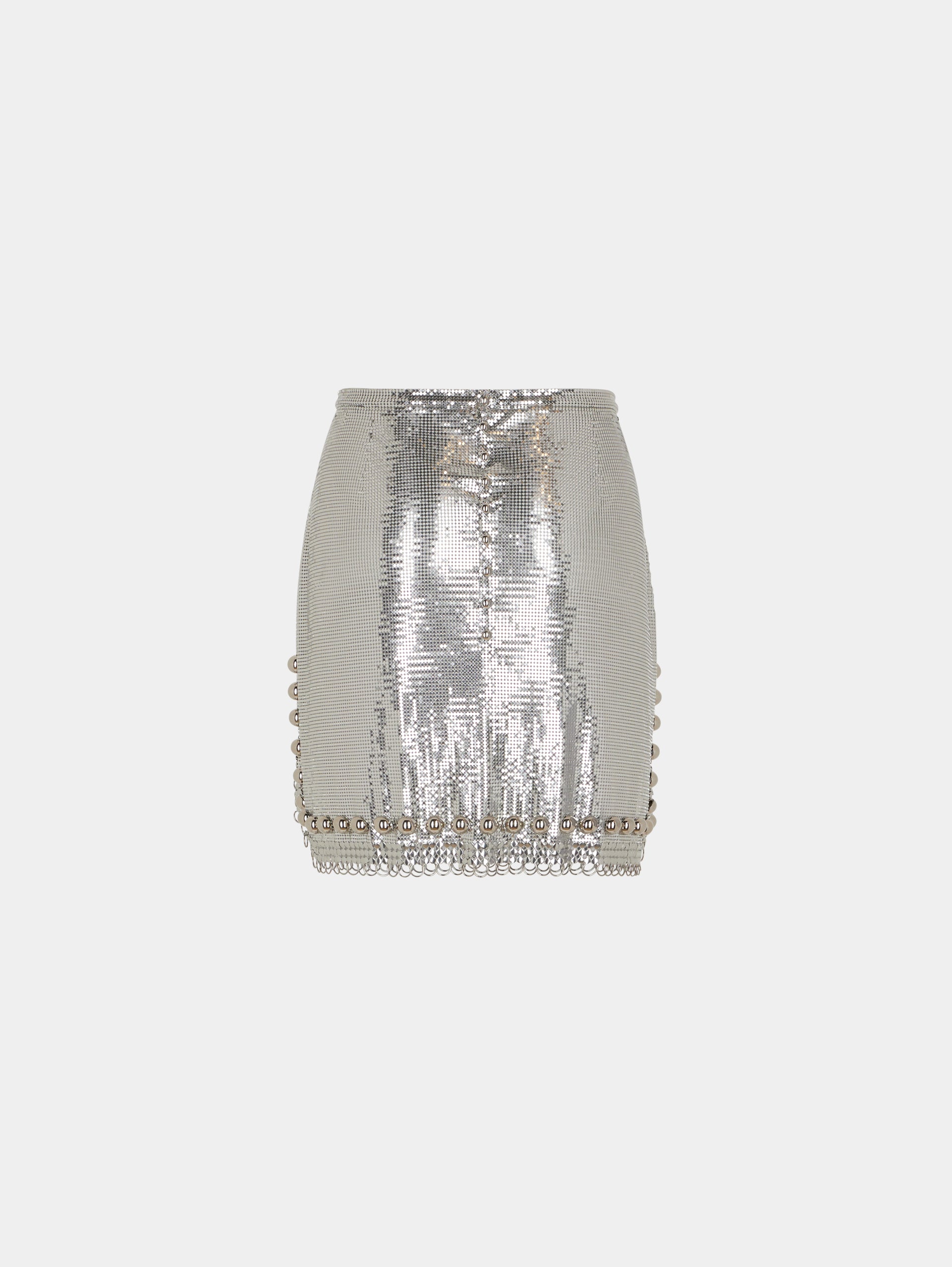 SHORT SKIRT IN MESH
