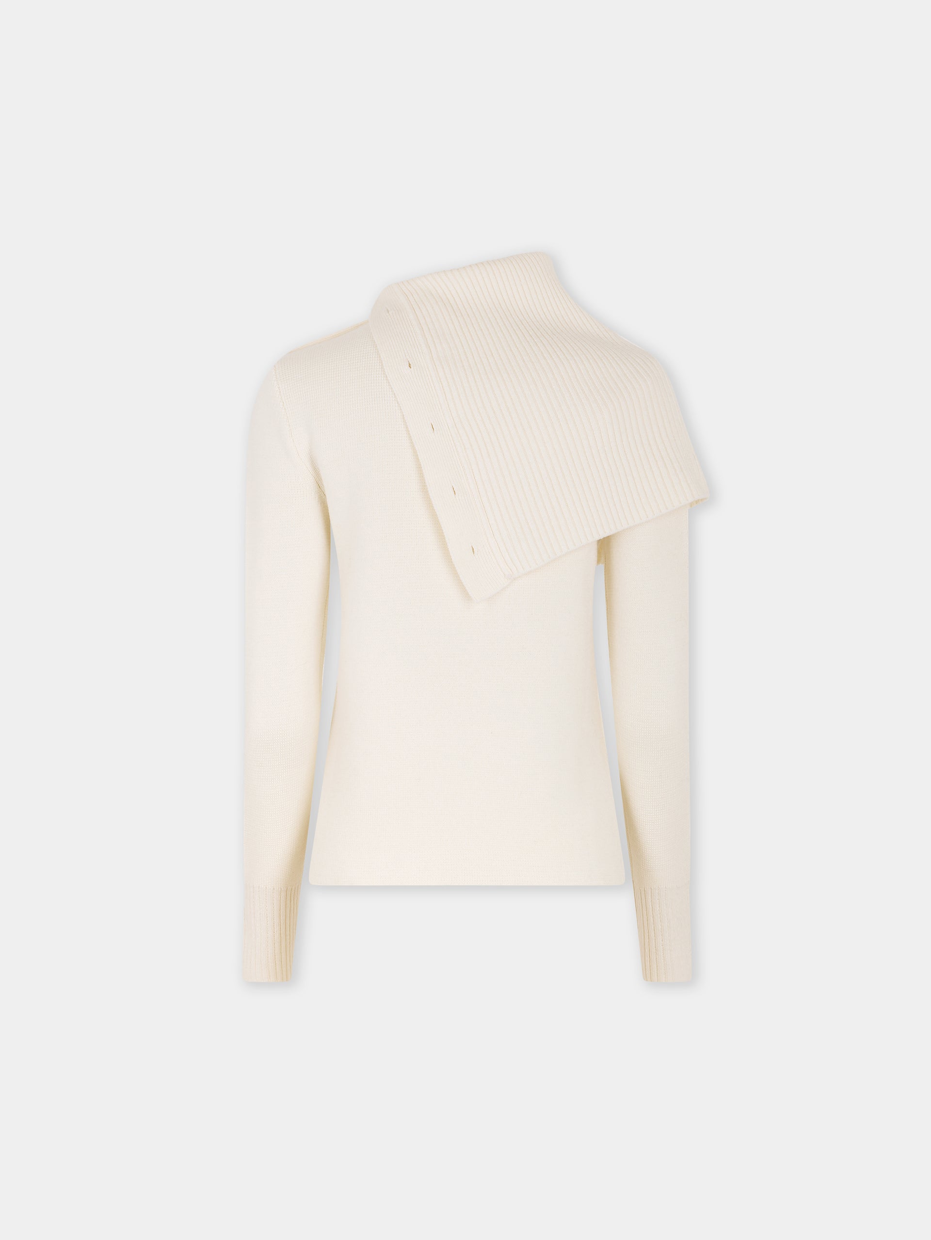 Off white sweater in wool position 6