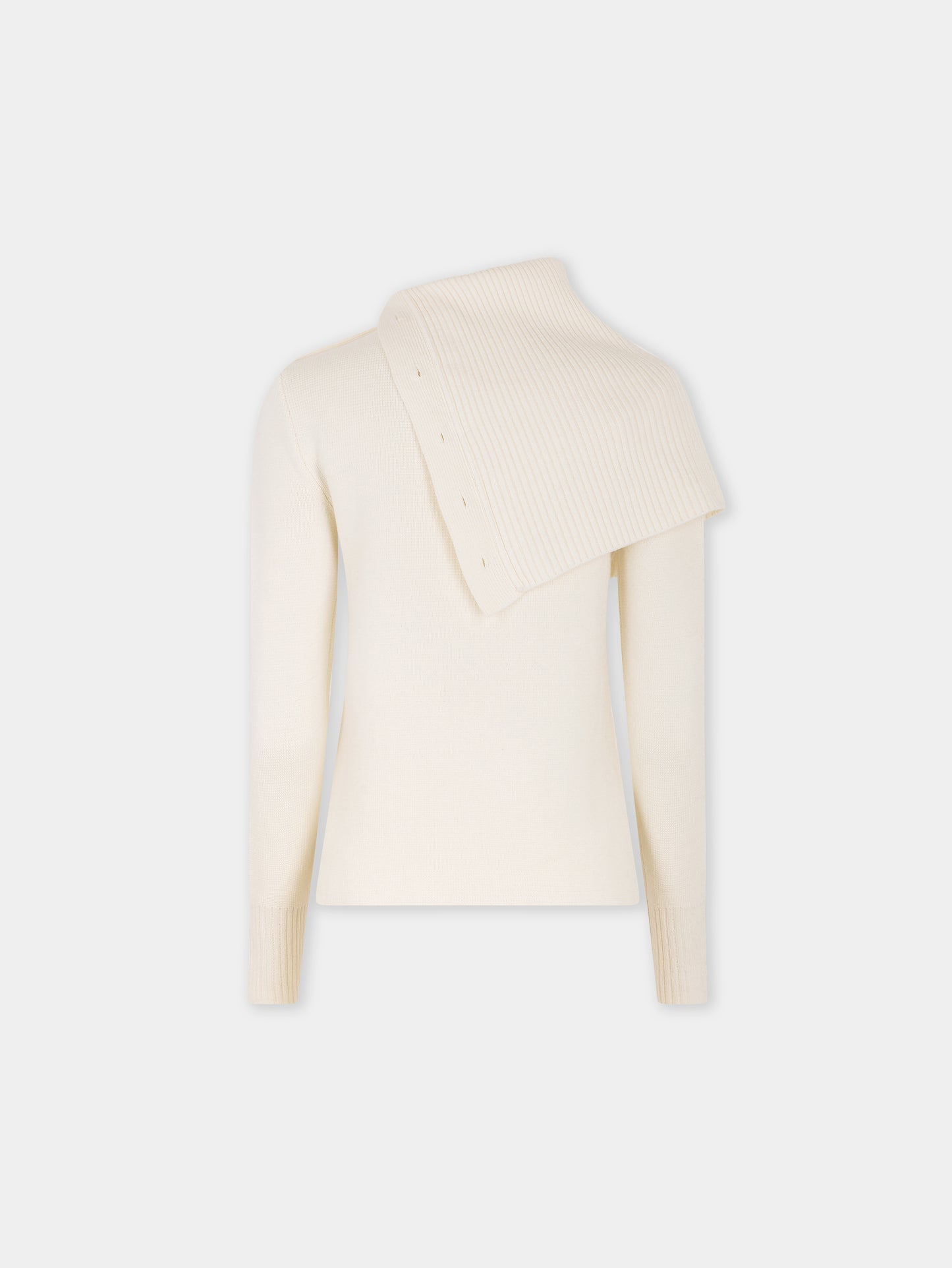 Off white sweater in wool