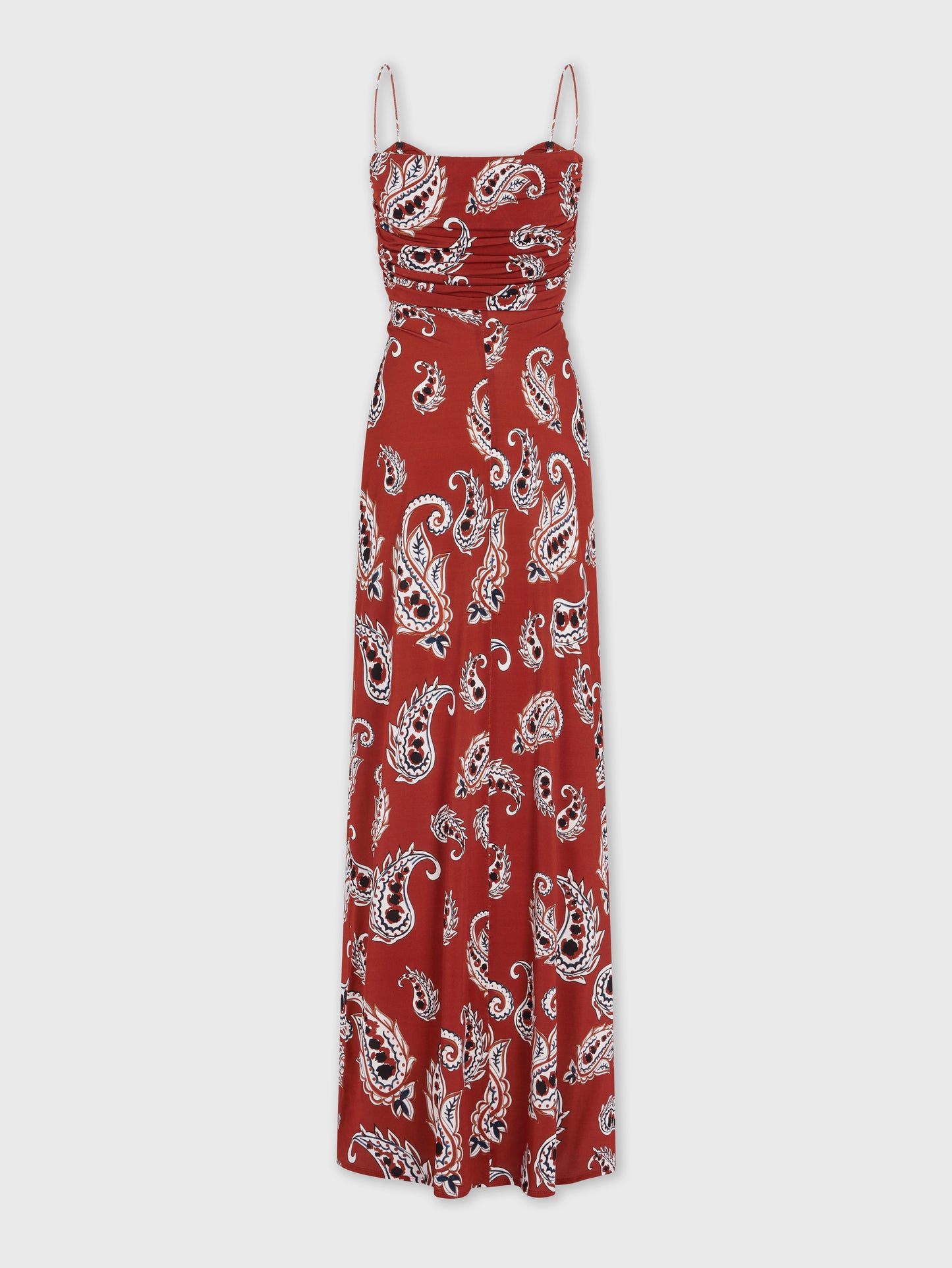 Robe longue imprimée paisley