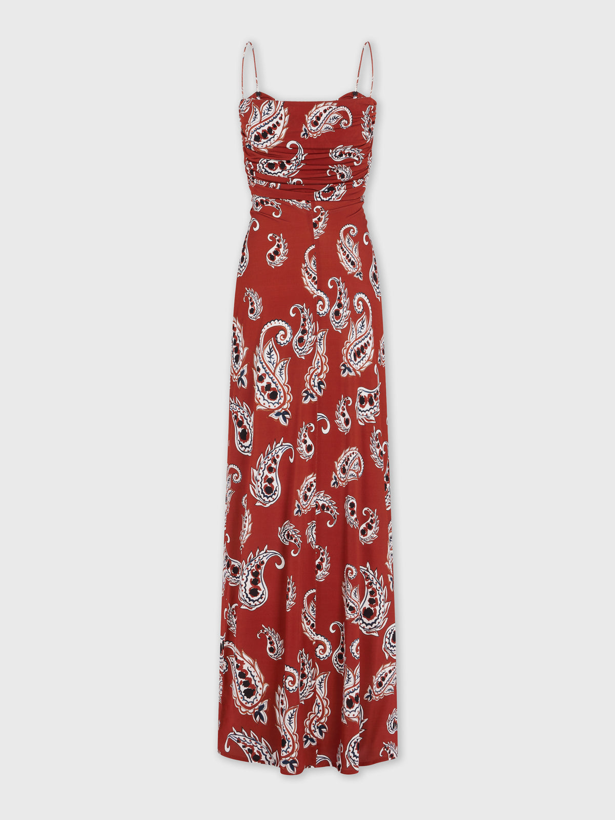 Robe longue imprimée paisley