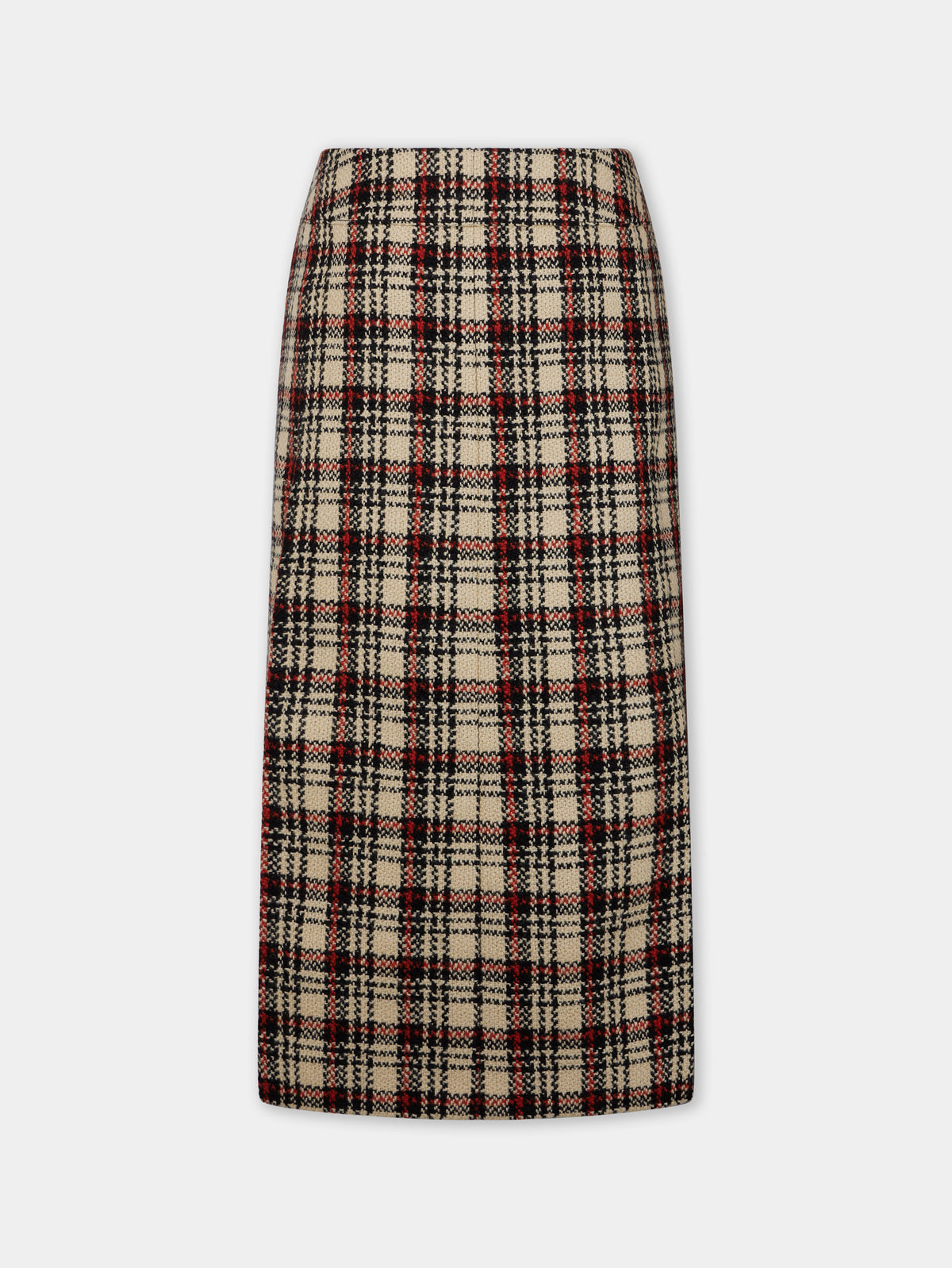 JUPE LONGUE EN LAINAGE TARTAN