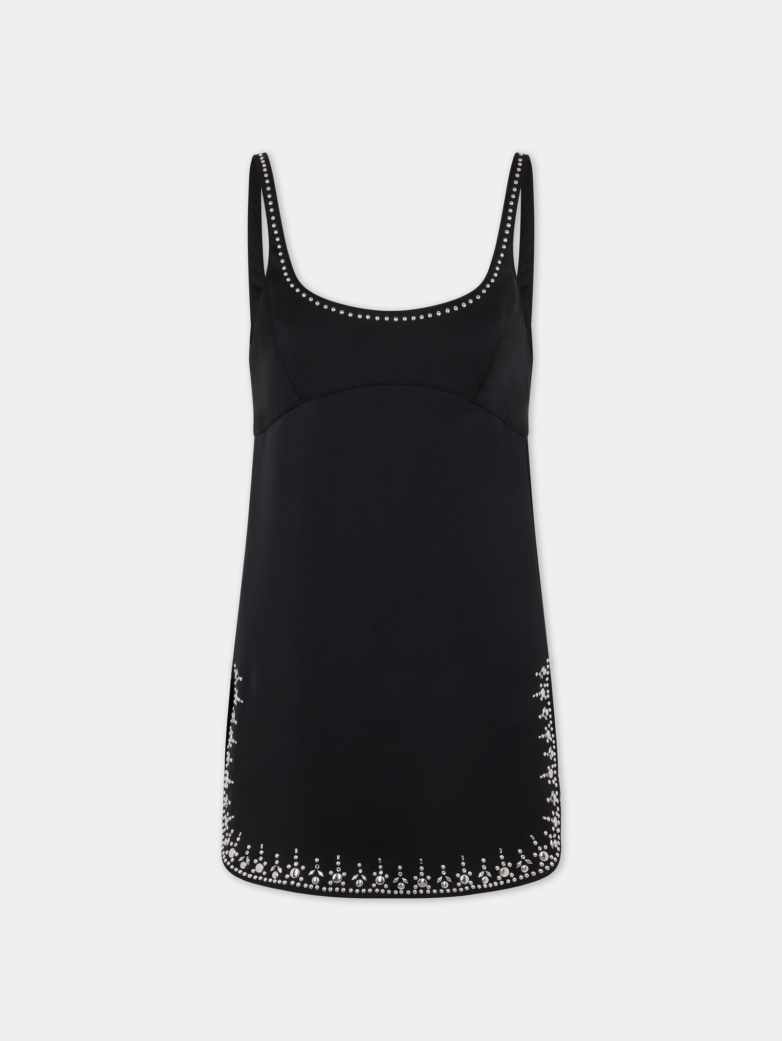 SATIN THIN STRAPS DRESS - Image 1