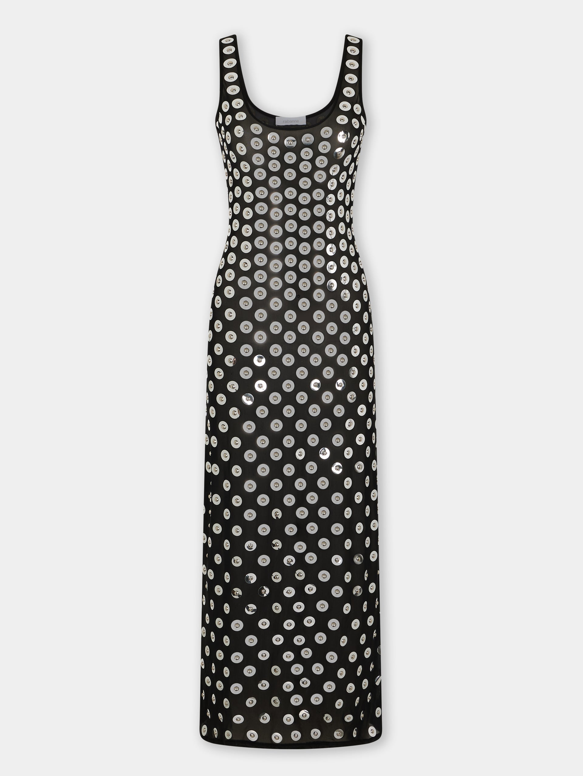 ROBE LONGUE BRODEE EN JERSEY SECOND SKIN