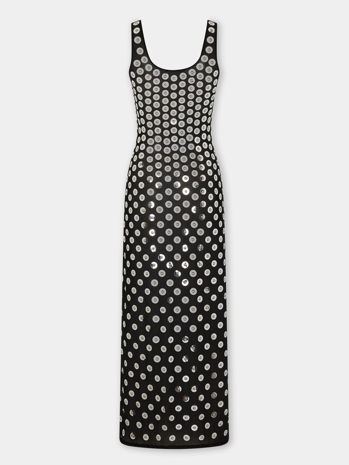 ROBE LONGUE BRODEE EN JERSEY SECOND SKIN