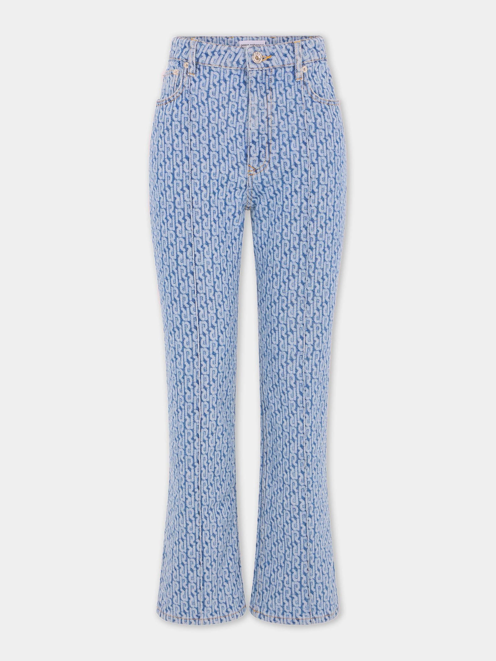 Monogram denim pants - Image 1