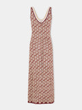 Robe longue monogramme