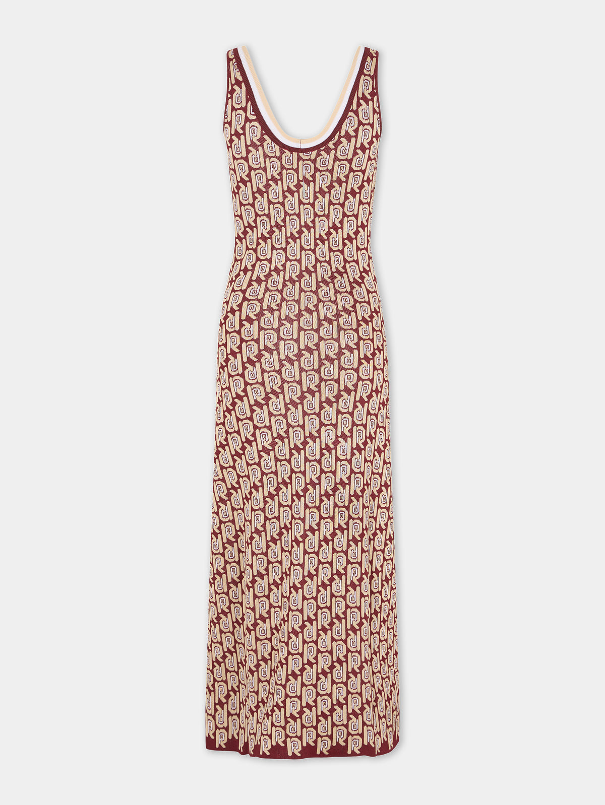 Robe longue monogramme