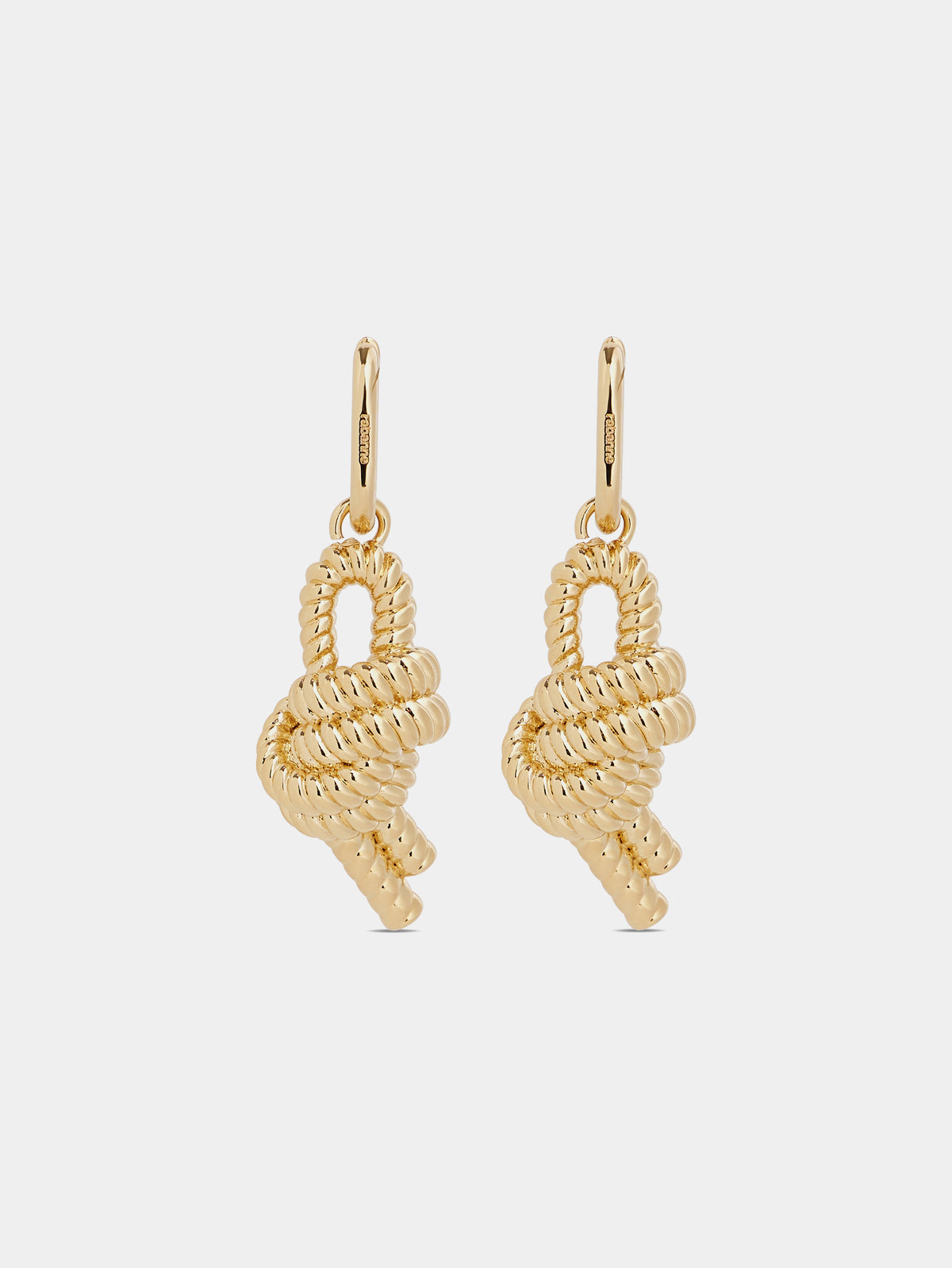 Marine knot earrings position 1
