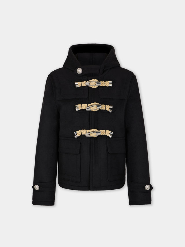 Short coat in wool - Image 1