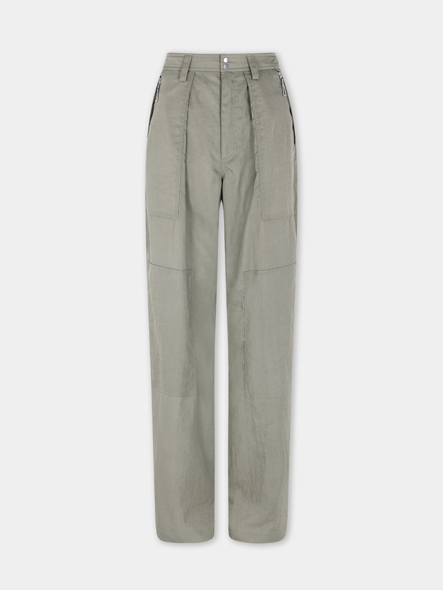 Cargo trousers in technical fabric - Image 1