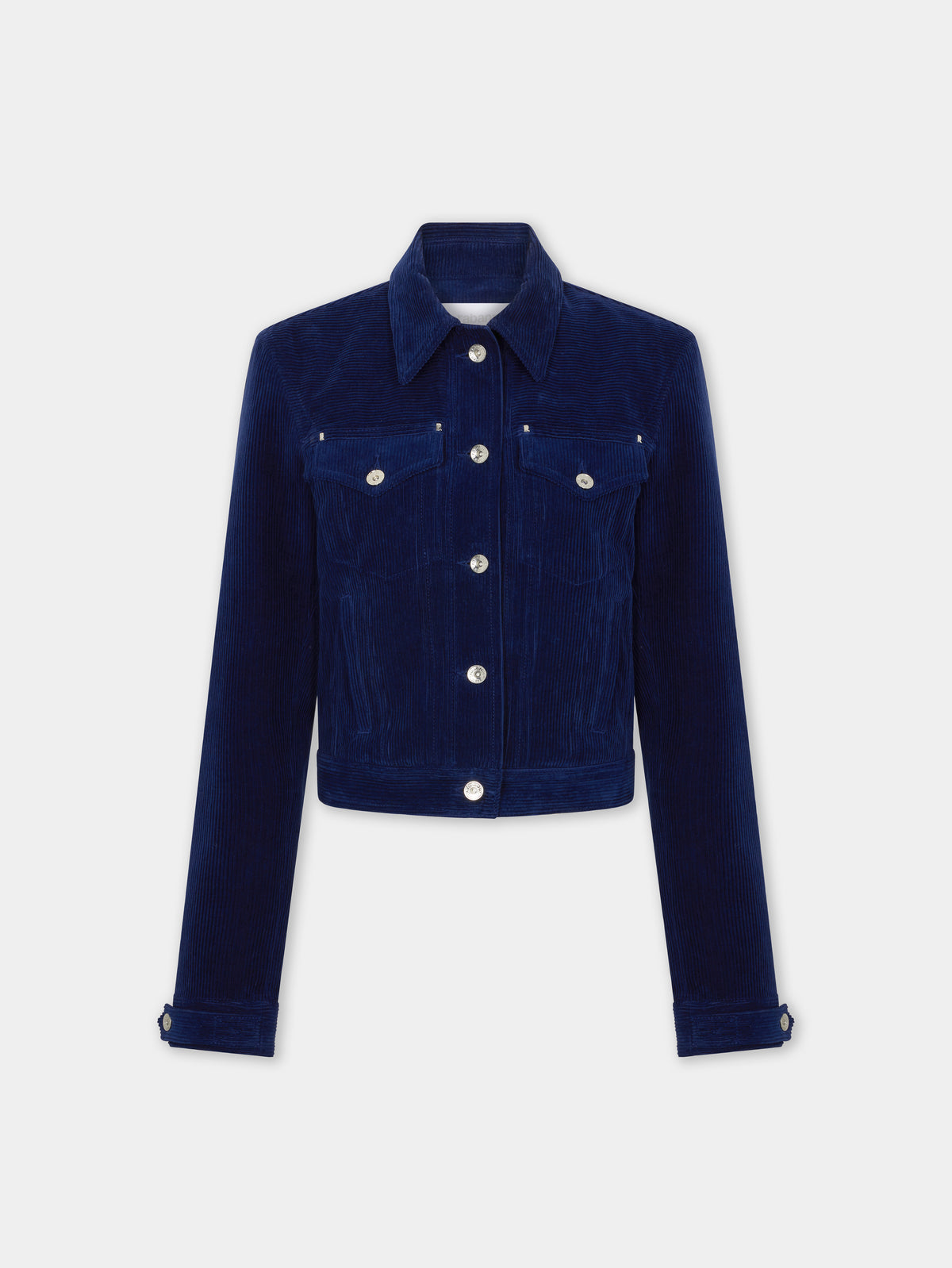Trucker jacket in velvet position 1