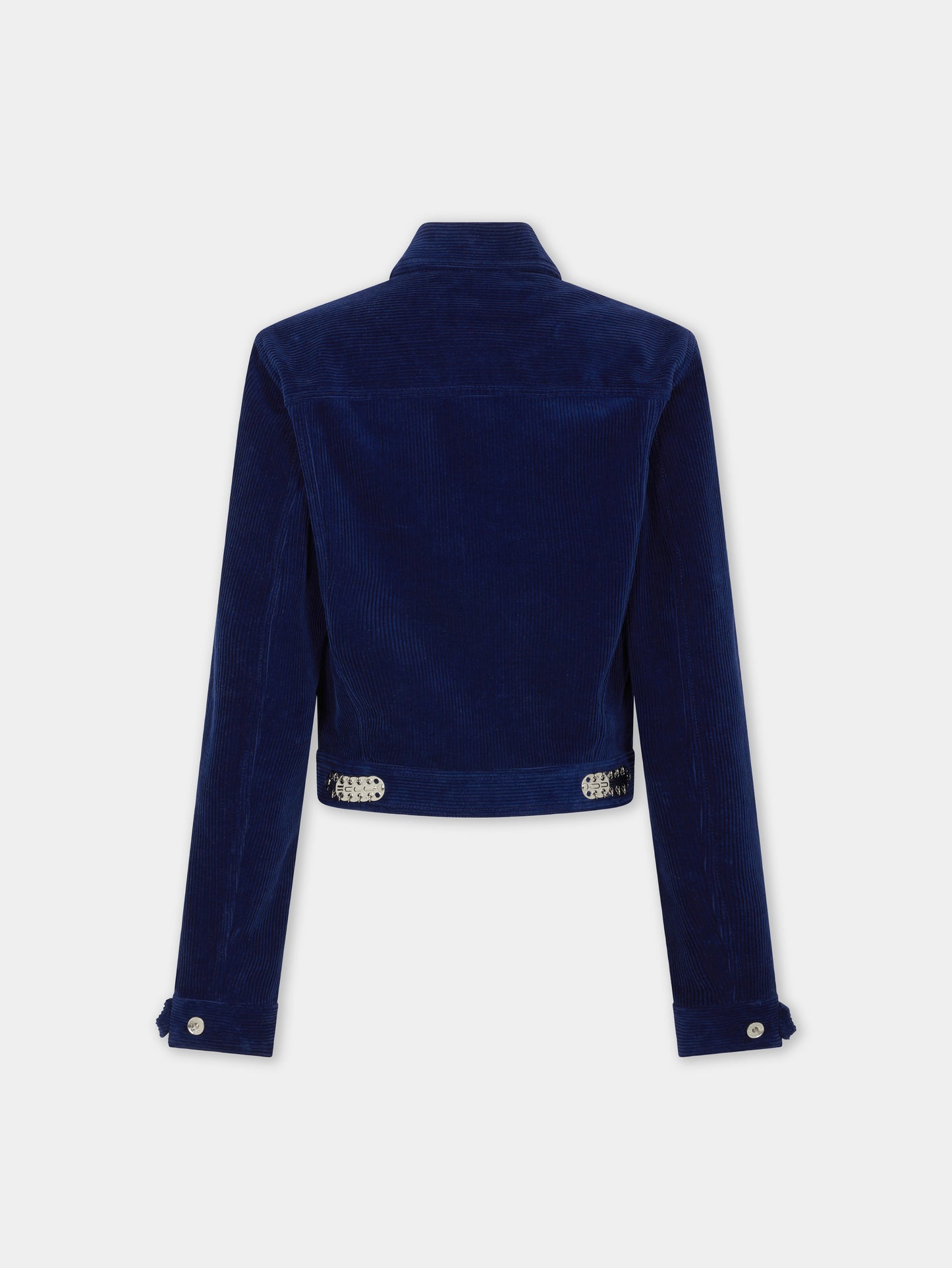 Trucker jacket in velvet