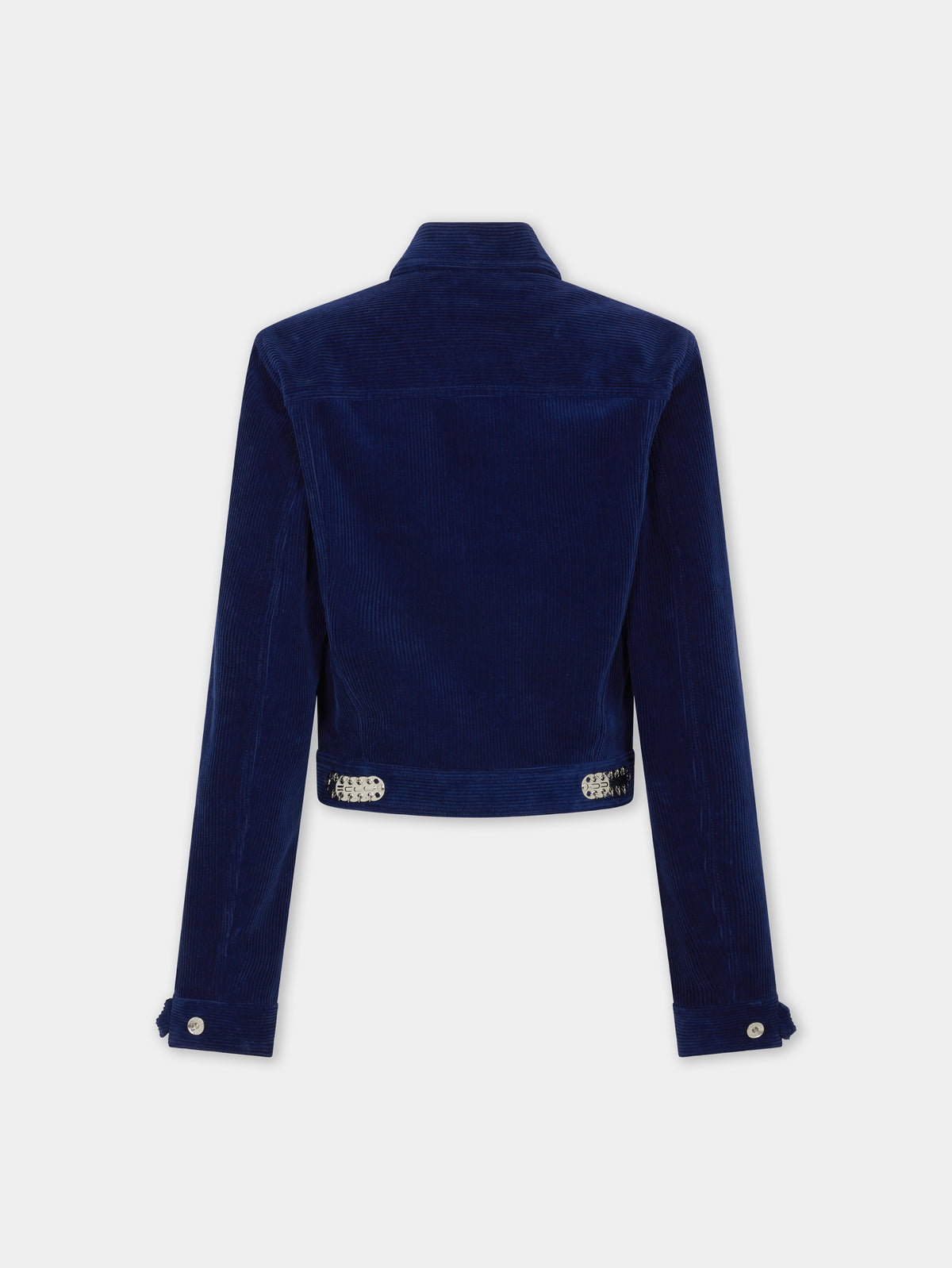 Trucker jacket in velvet position 6