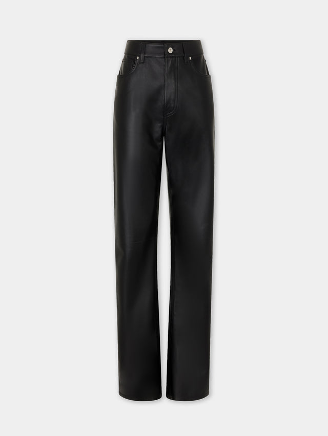 Trousers in leather - Image 1