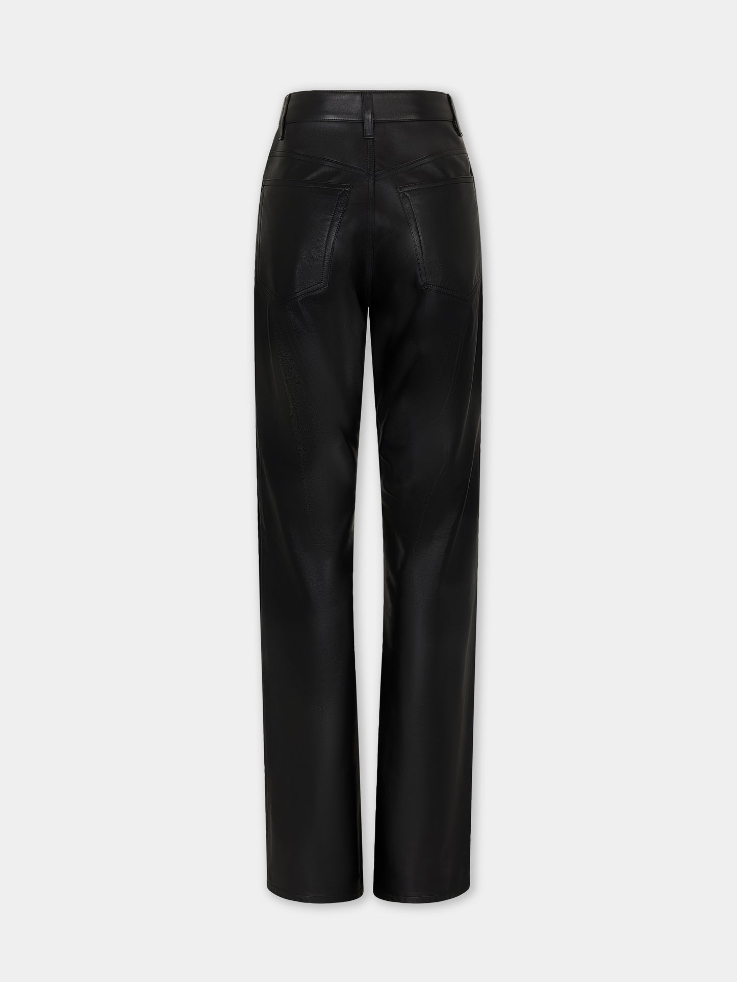 Trousers in leather