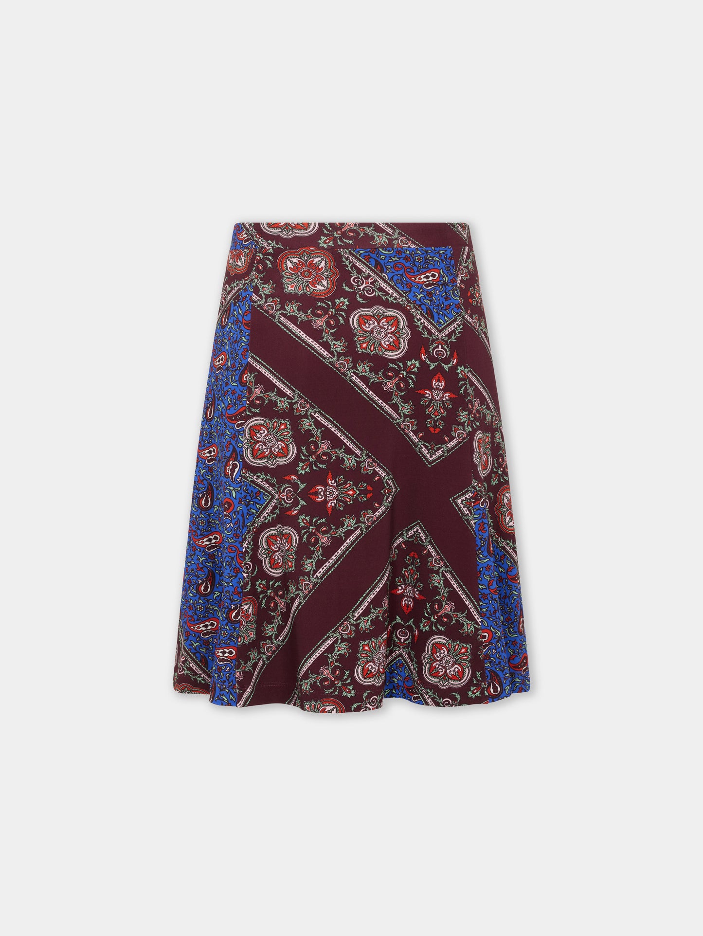 Circle short skirt in jersey