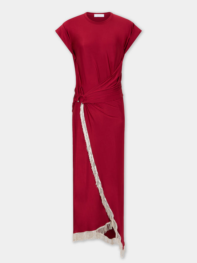 Long dress in jersey - Image 1