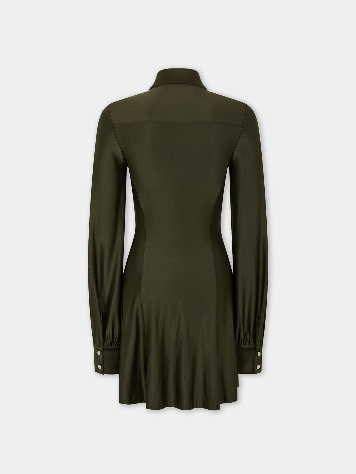 Draped mini dress in jersey position 6