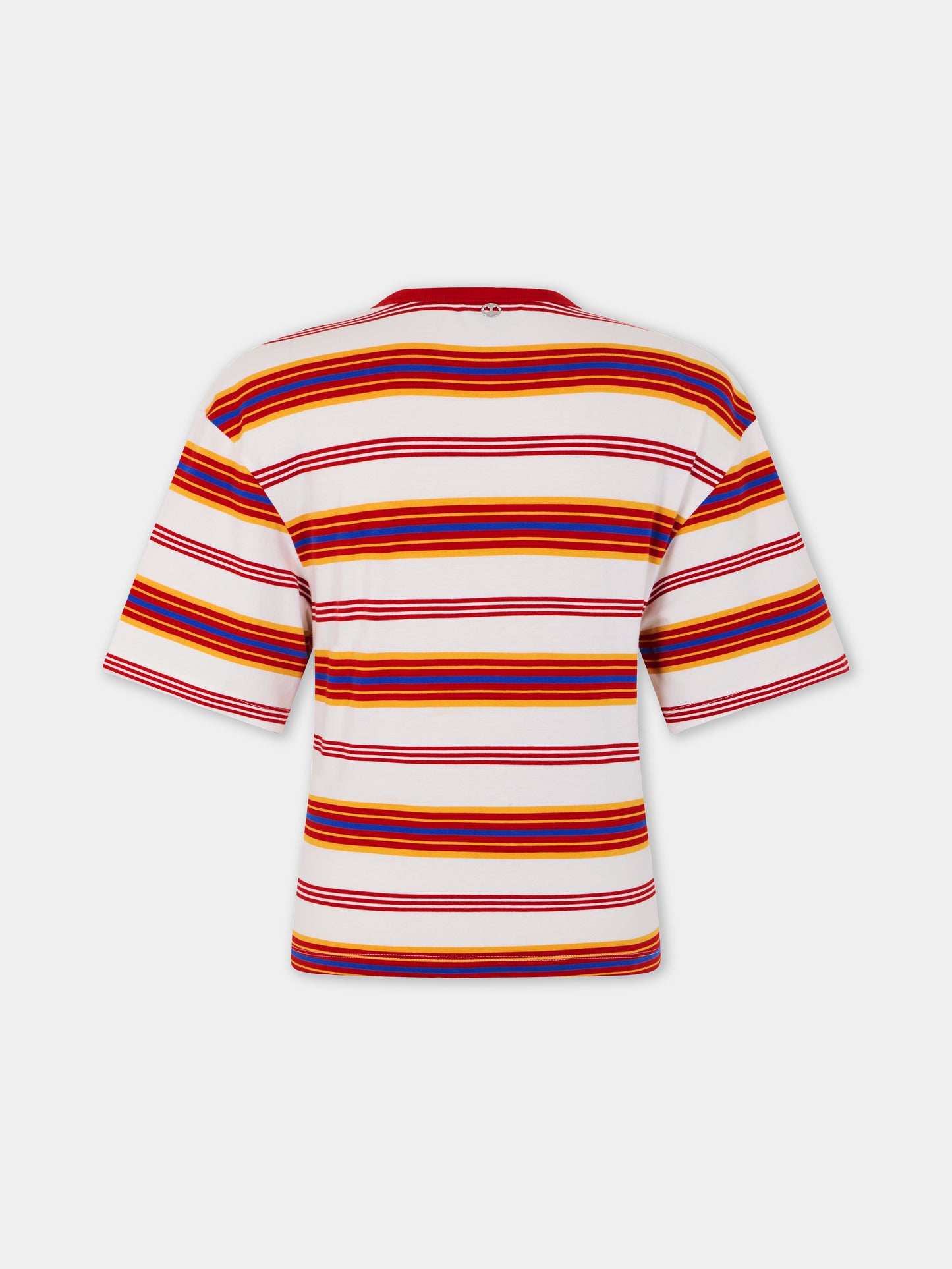 Cropped t-shirt in cotton