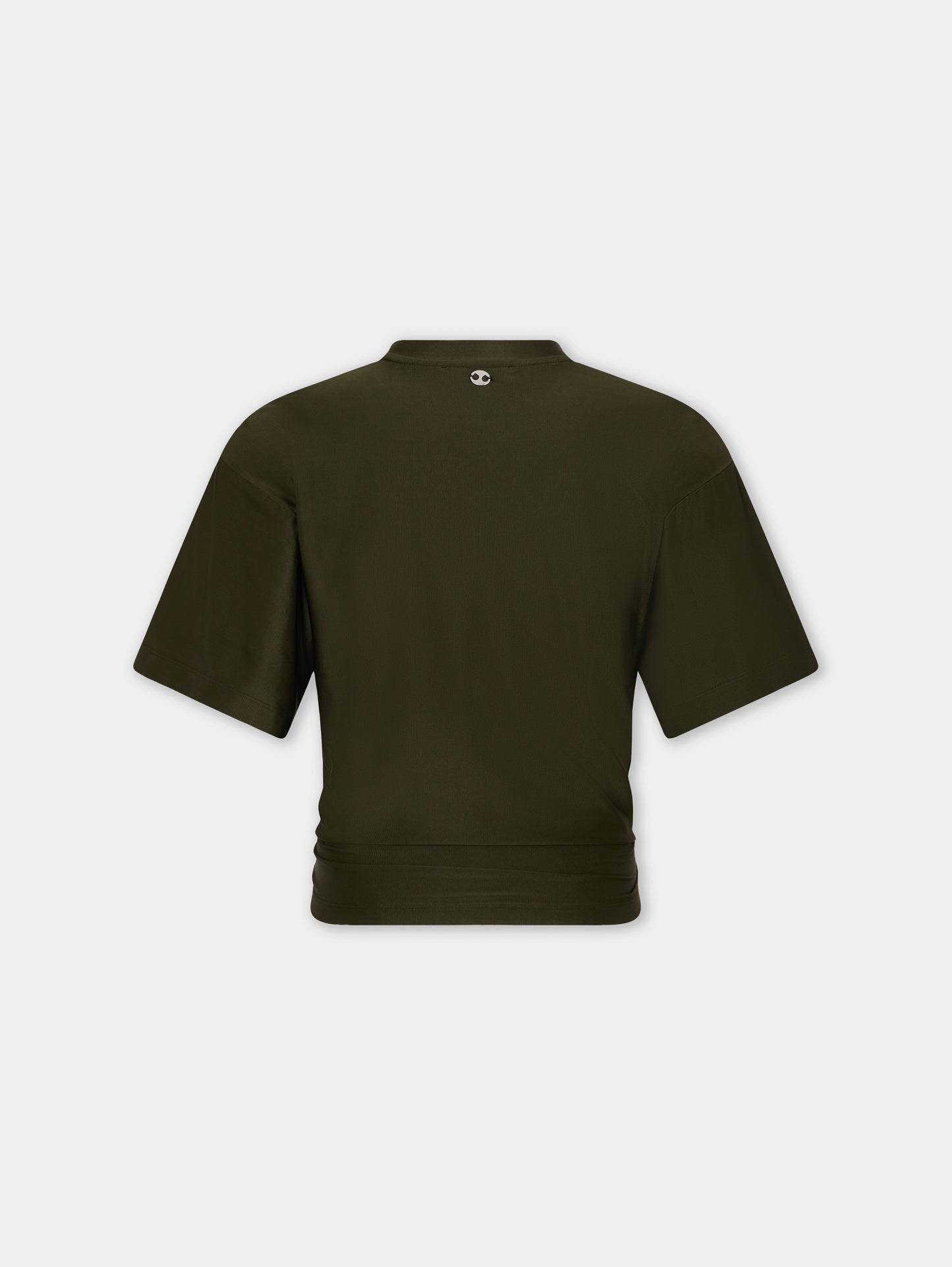 Cropped t-shirt in jersey