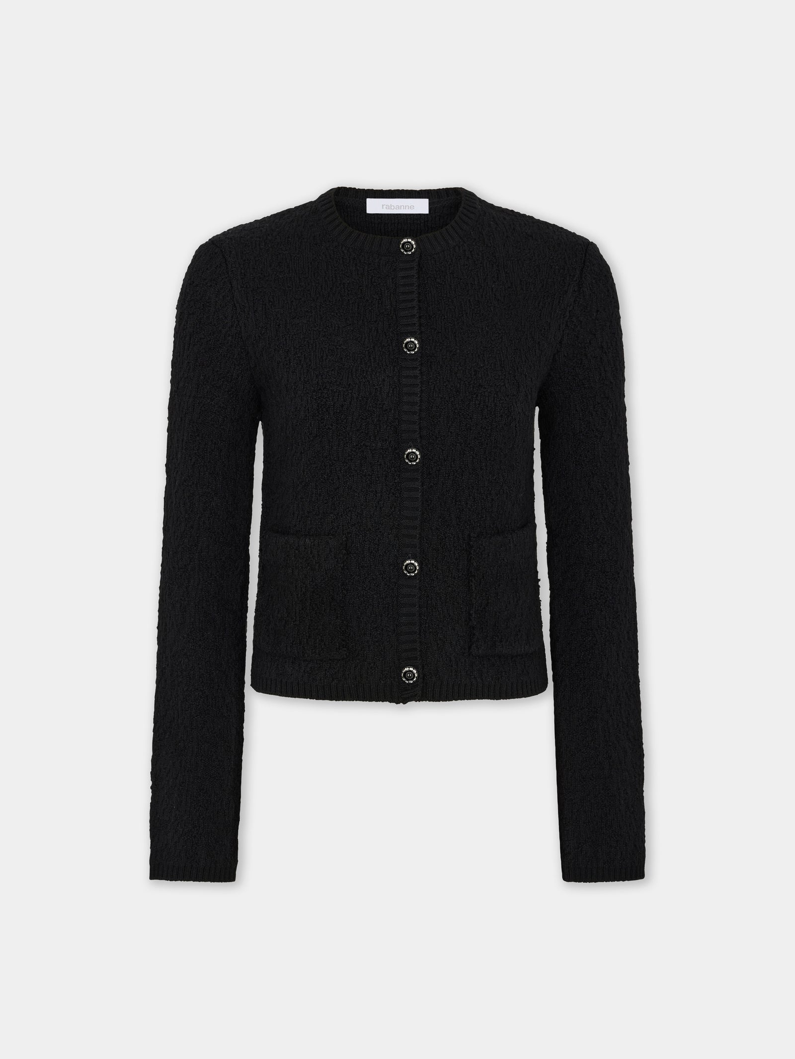 Knitted cardigan in wool position 1 - Image 1