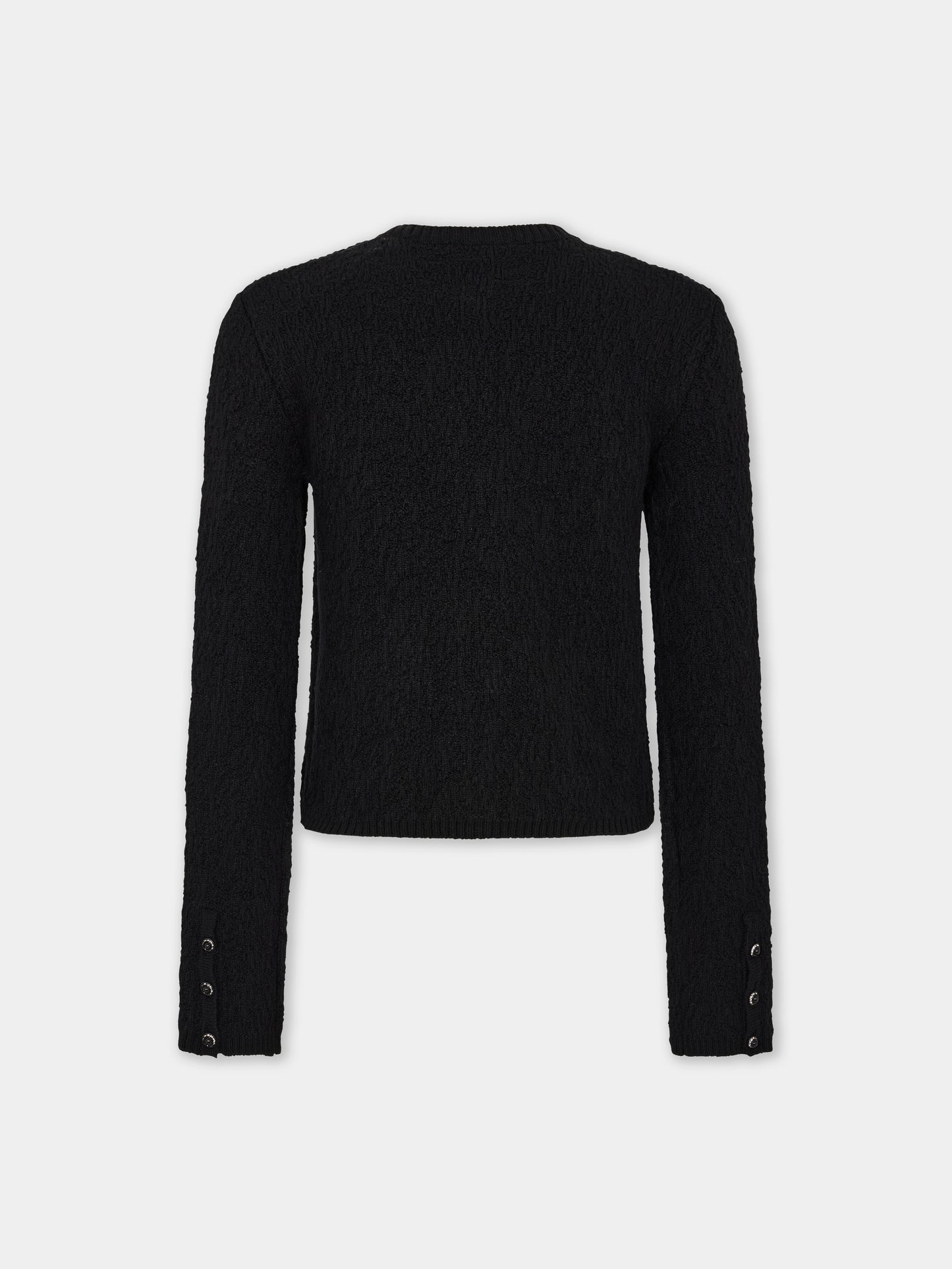 Knitted cardigan in wool