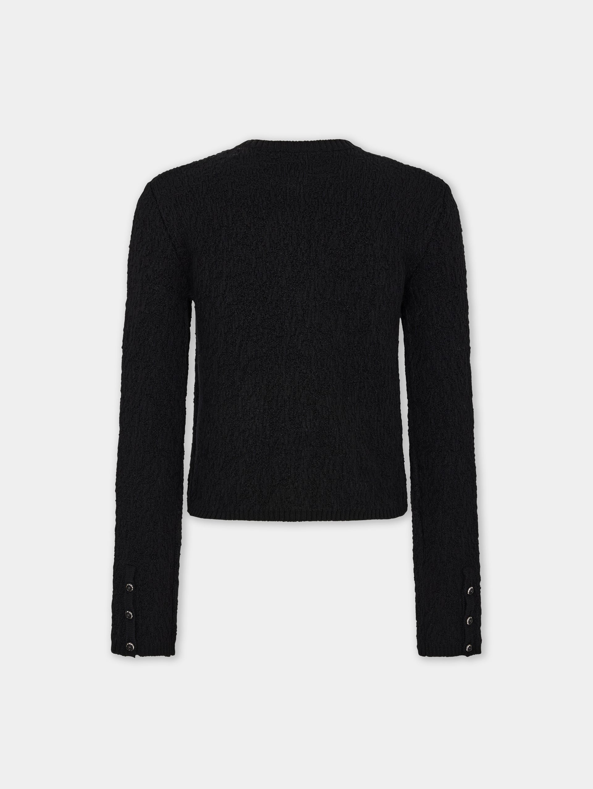 Knitted cardigan in wool position 5