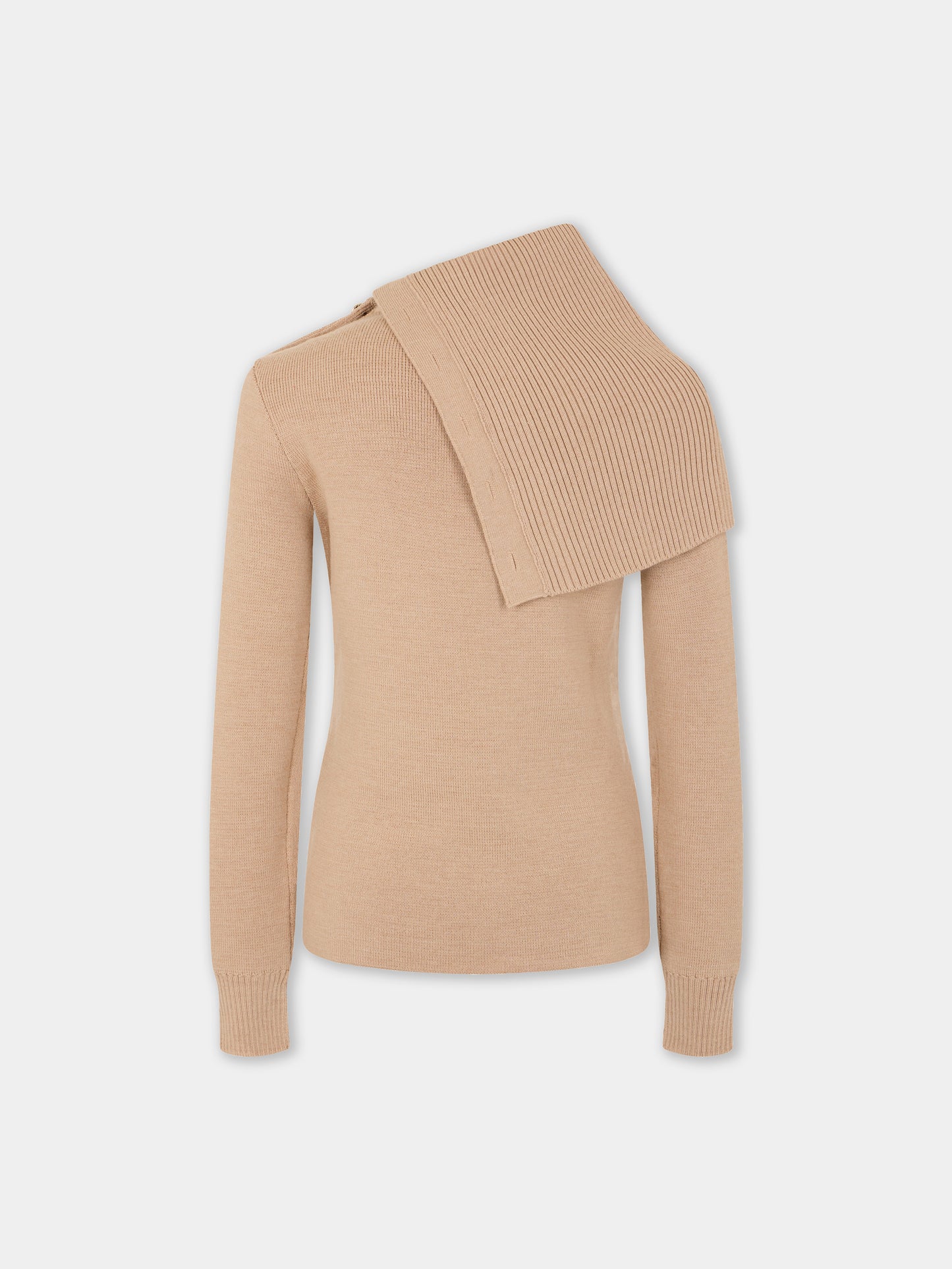 Beige Sweater in wool