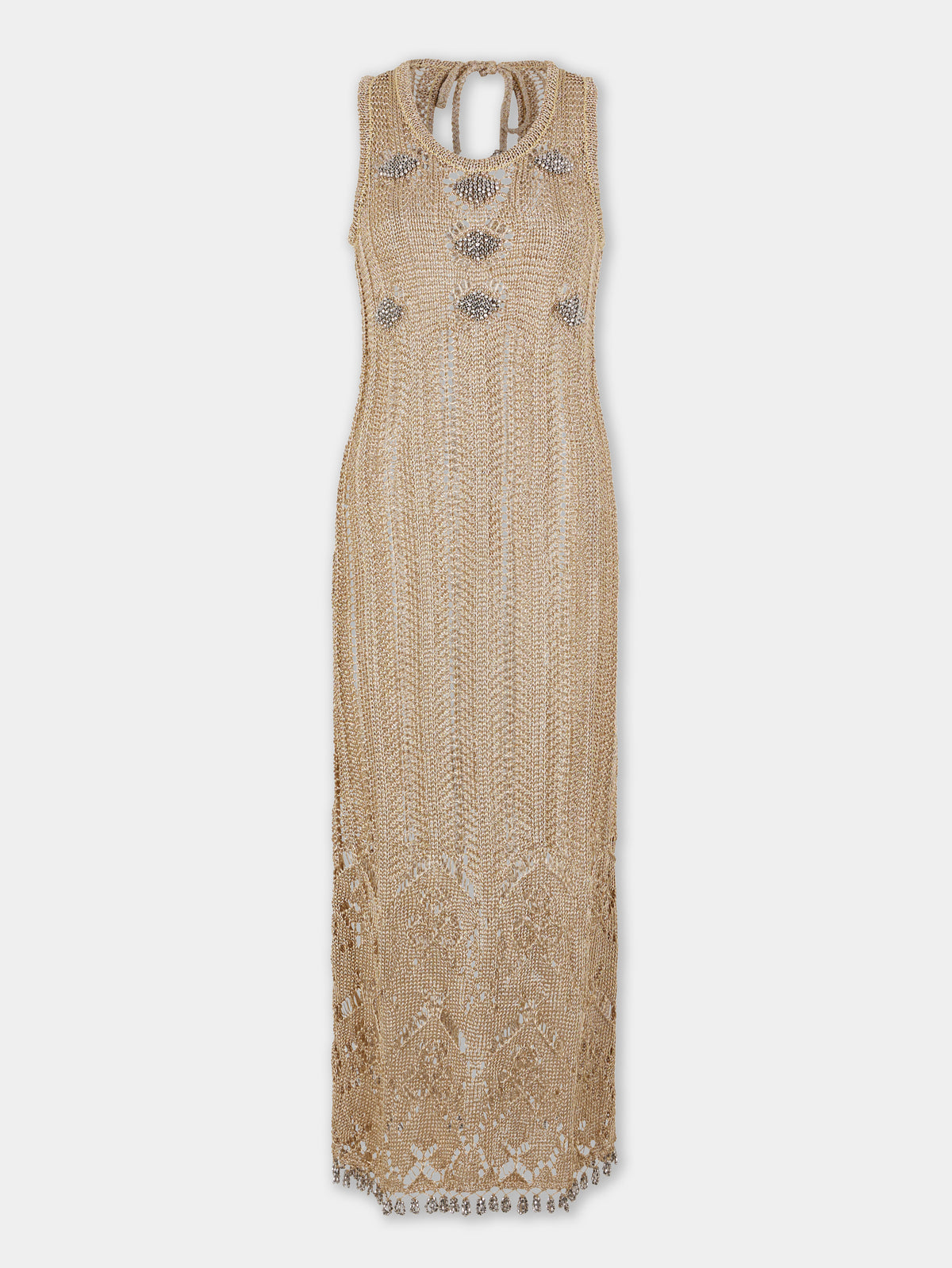 Long dress in crochet position 6